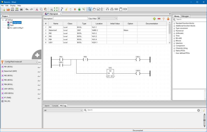 PLC software development IDE